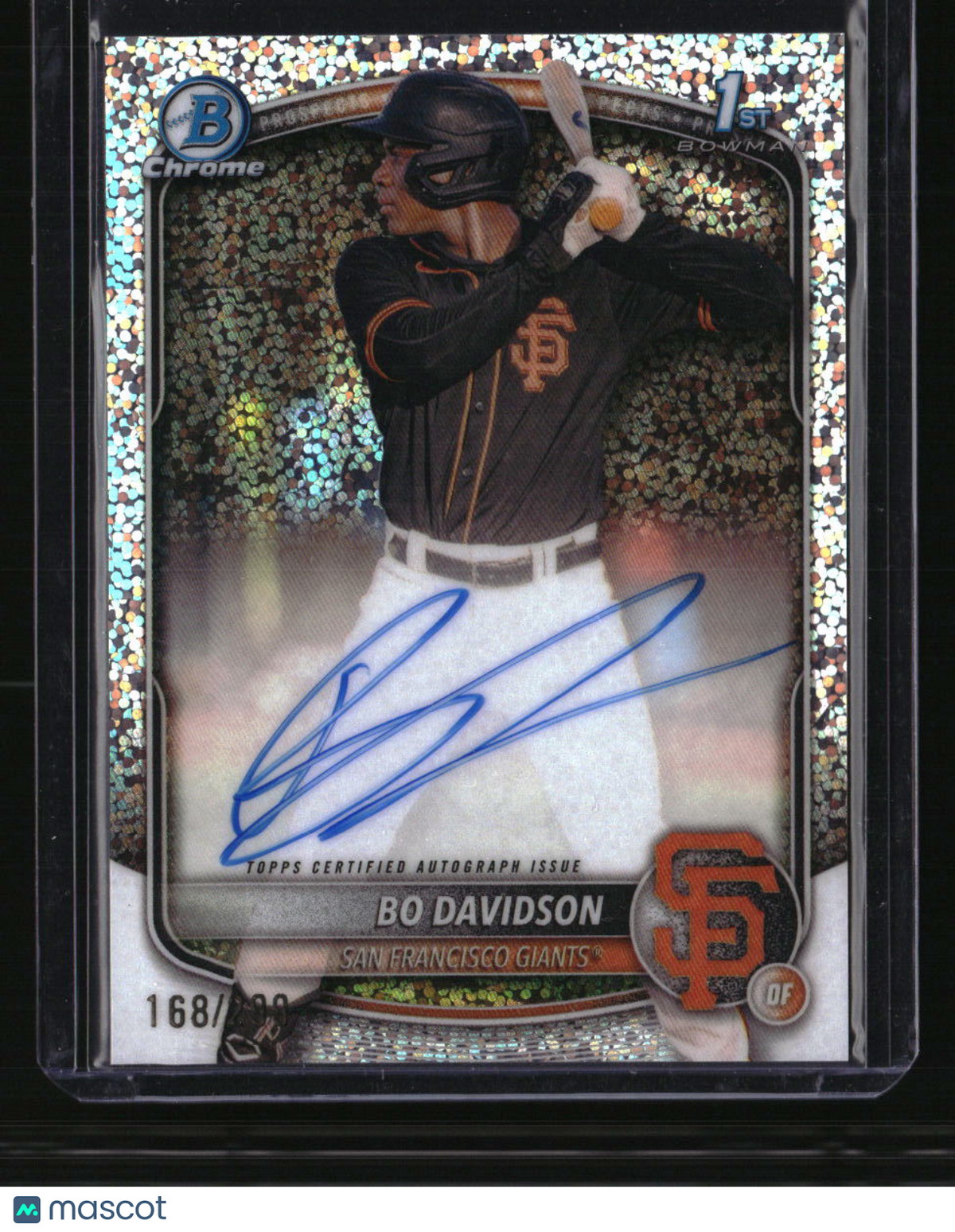 2025 Bowman Chrome Bo Davidson Prospect Autographs Speckle #/299