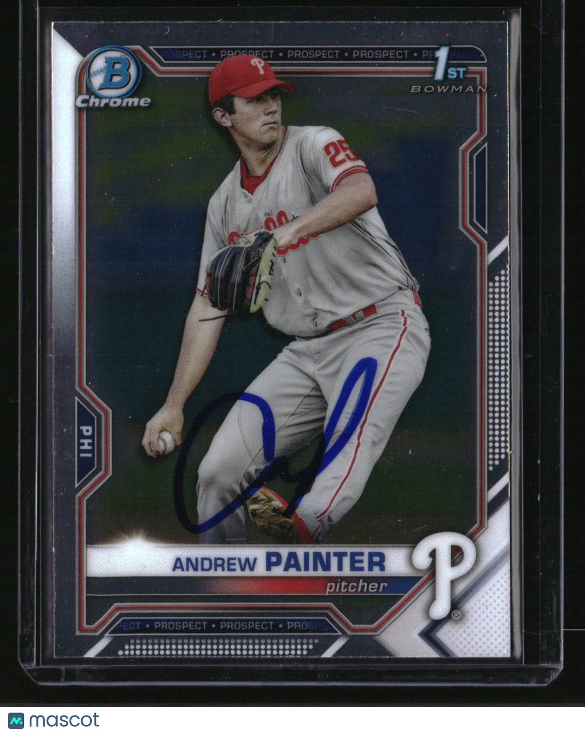 2021 Bowman Draft Andrew Painter Chrome Autograph (Hand Auto)