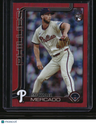 2025 Topps Michael Mercado Red Foil #/5