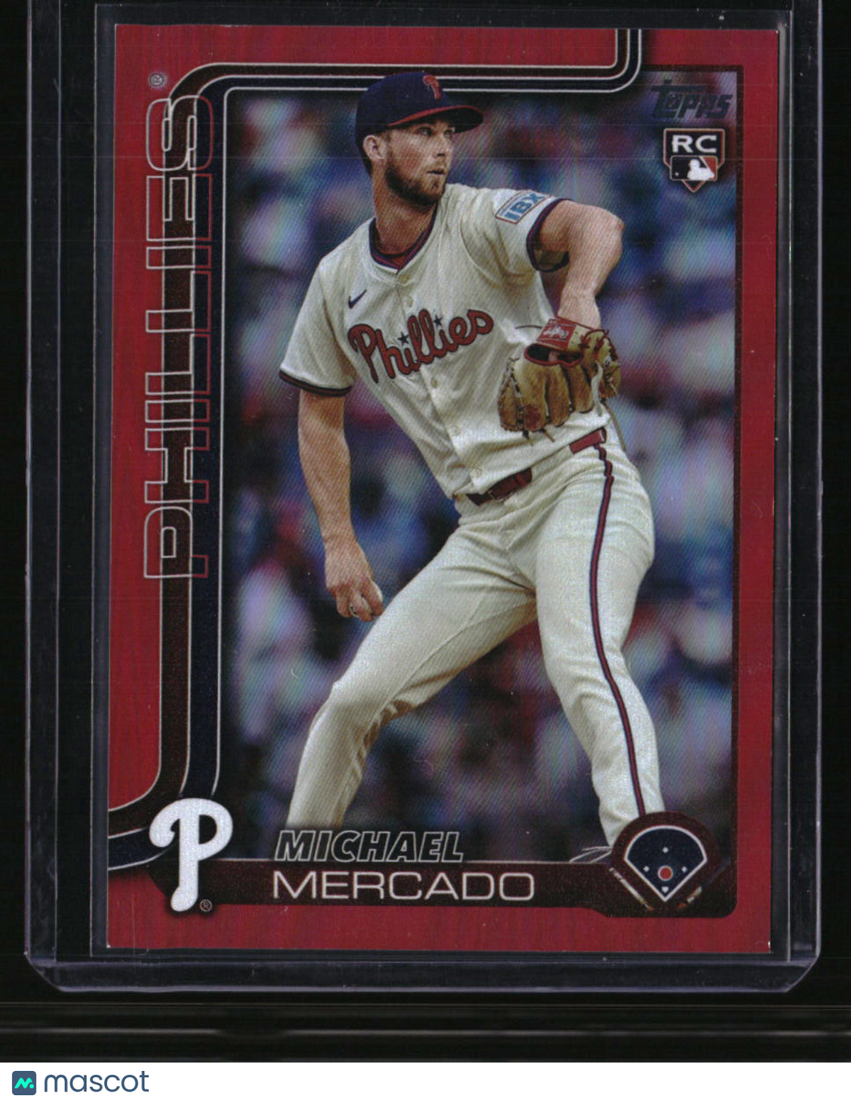 2025 Topps Michael Mercado Red Foil #/5