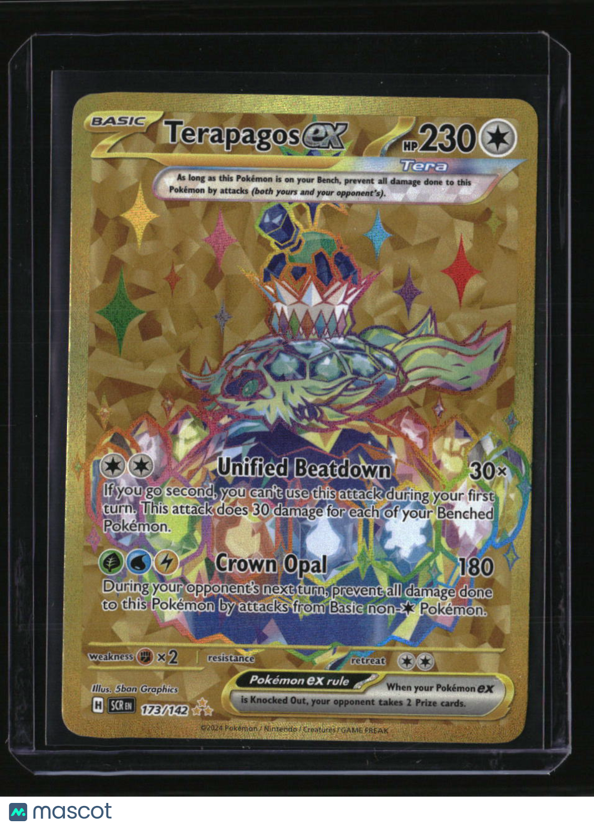SV07: Stellar Crown Terapagos ex
