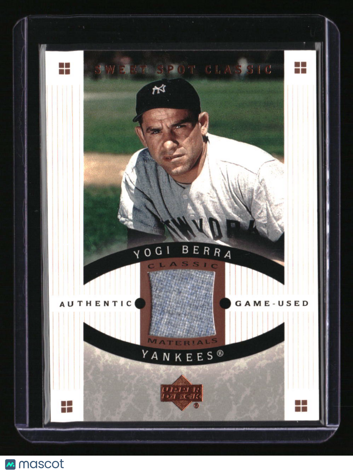 2005 Upper Deck Sweet Spot Classic Yogi Berra Materials