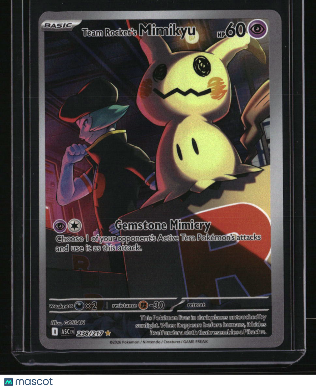 ME: Ascended Heroes Team Rocket's Mimikyu