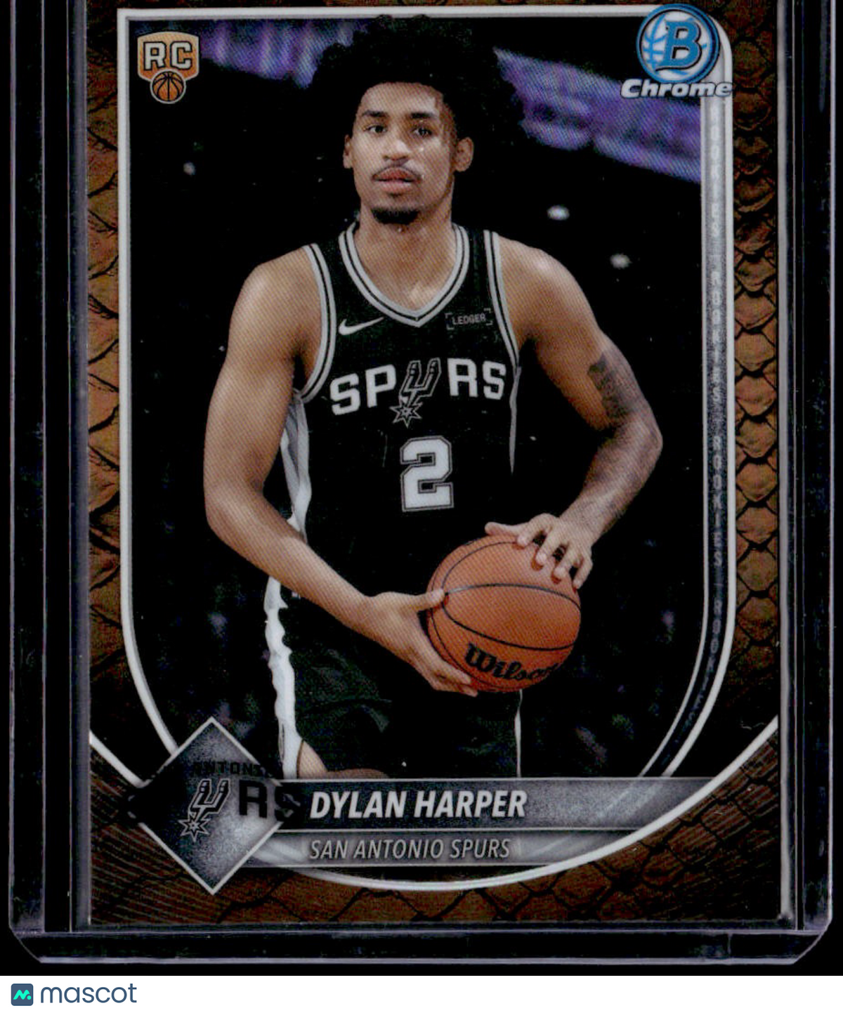 2025-26 Bowman Dylan Harper Chrome Reptilian Refractor
