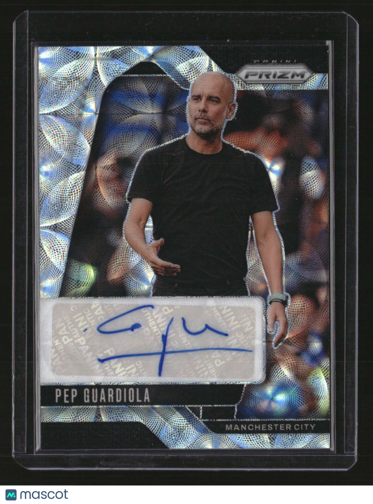 2024-25 Panini Prizm Premier League Pep Guardiola Signatures Choice