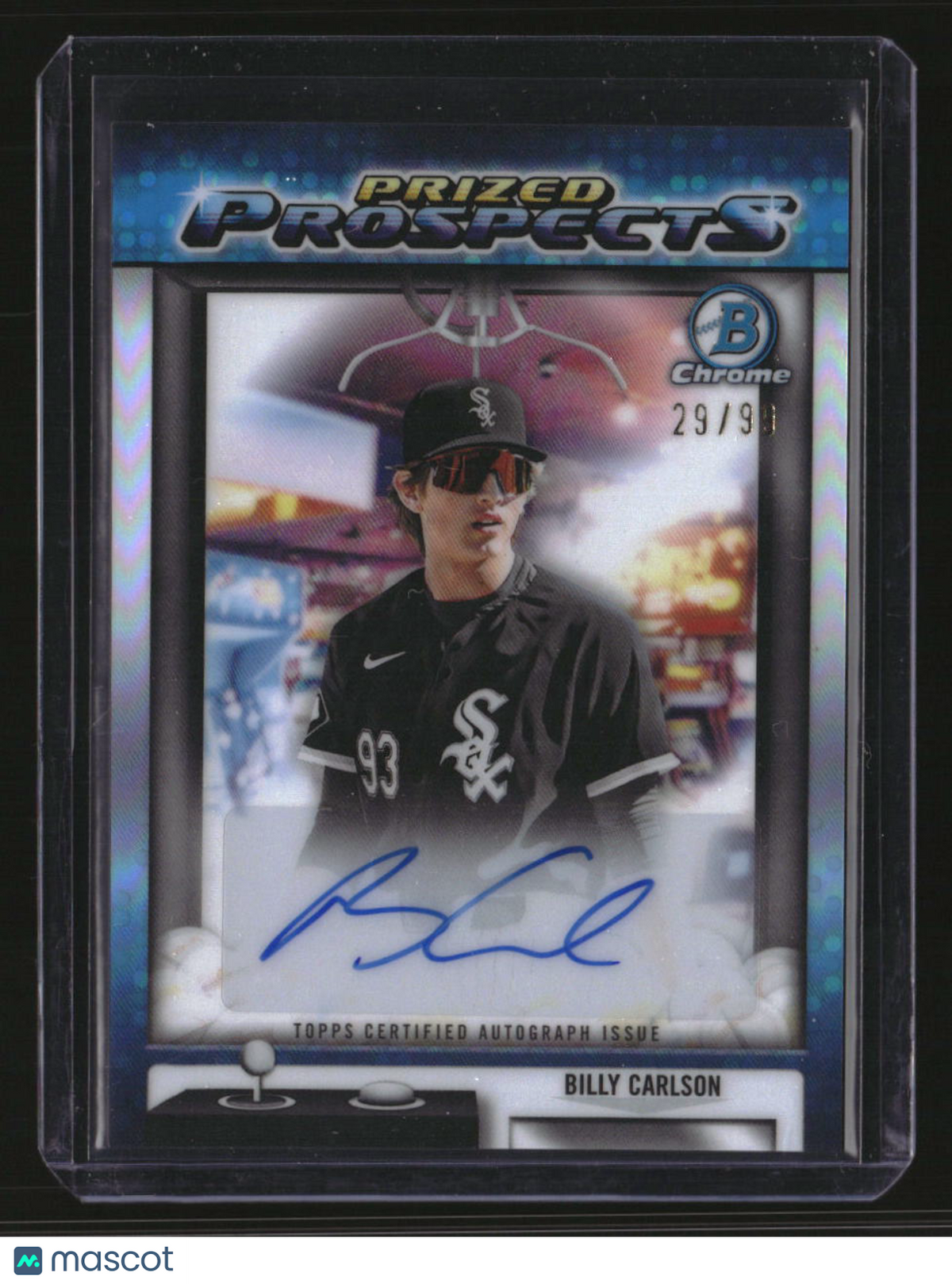 2025 Bowman Draft Billy Carlson Prized Prospects Autographs #/99