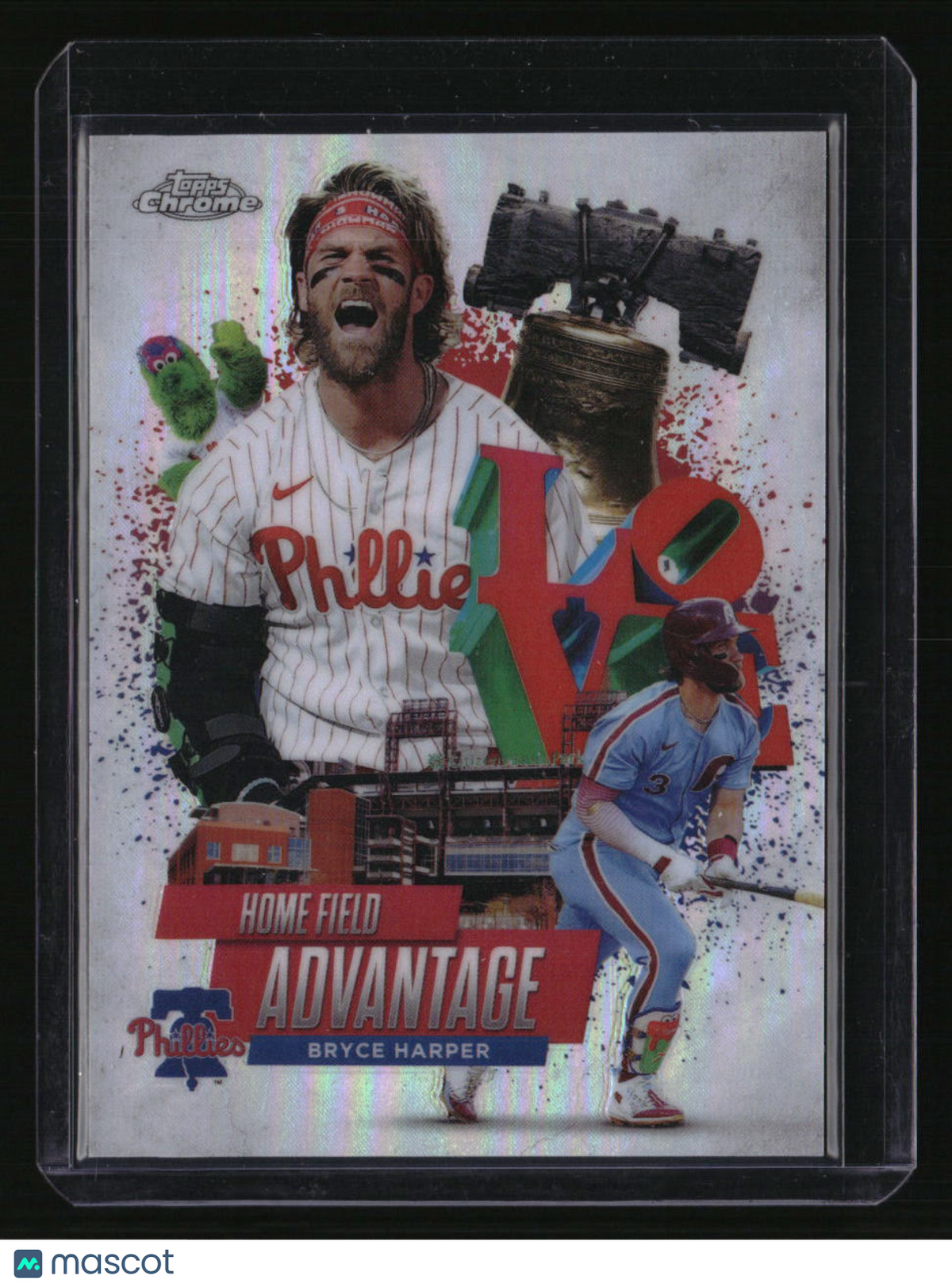 2025 Topps Chrome Bryce Harper Home Field Advantage