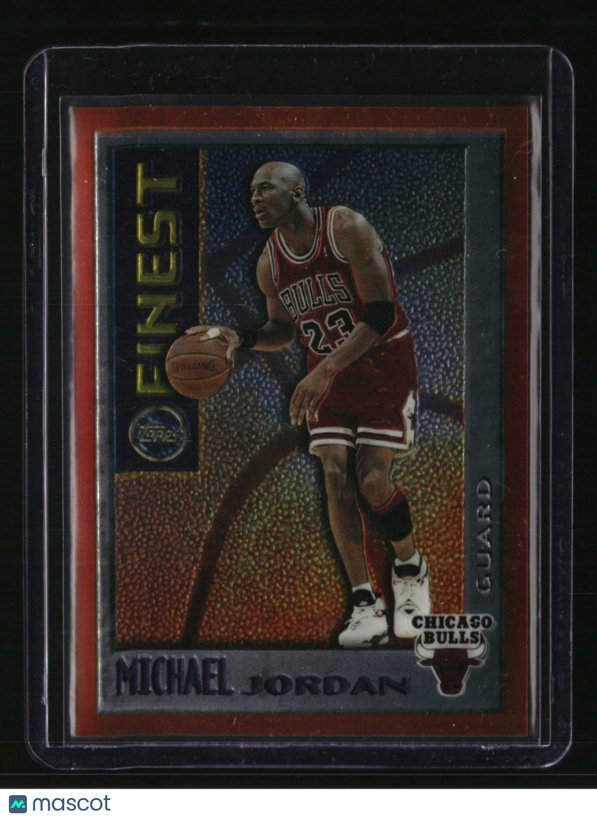 1995-96 Finest Michael Jordan Mystery Orange Border