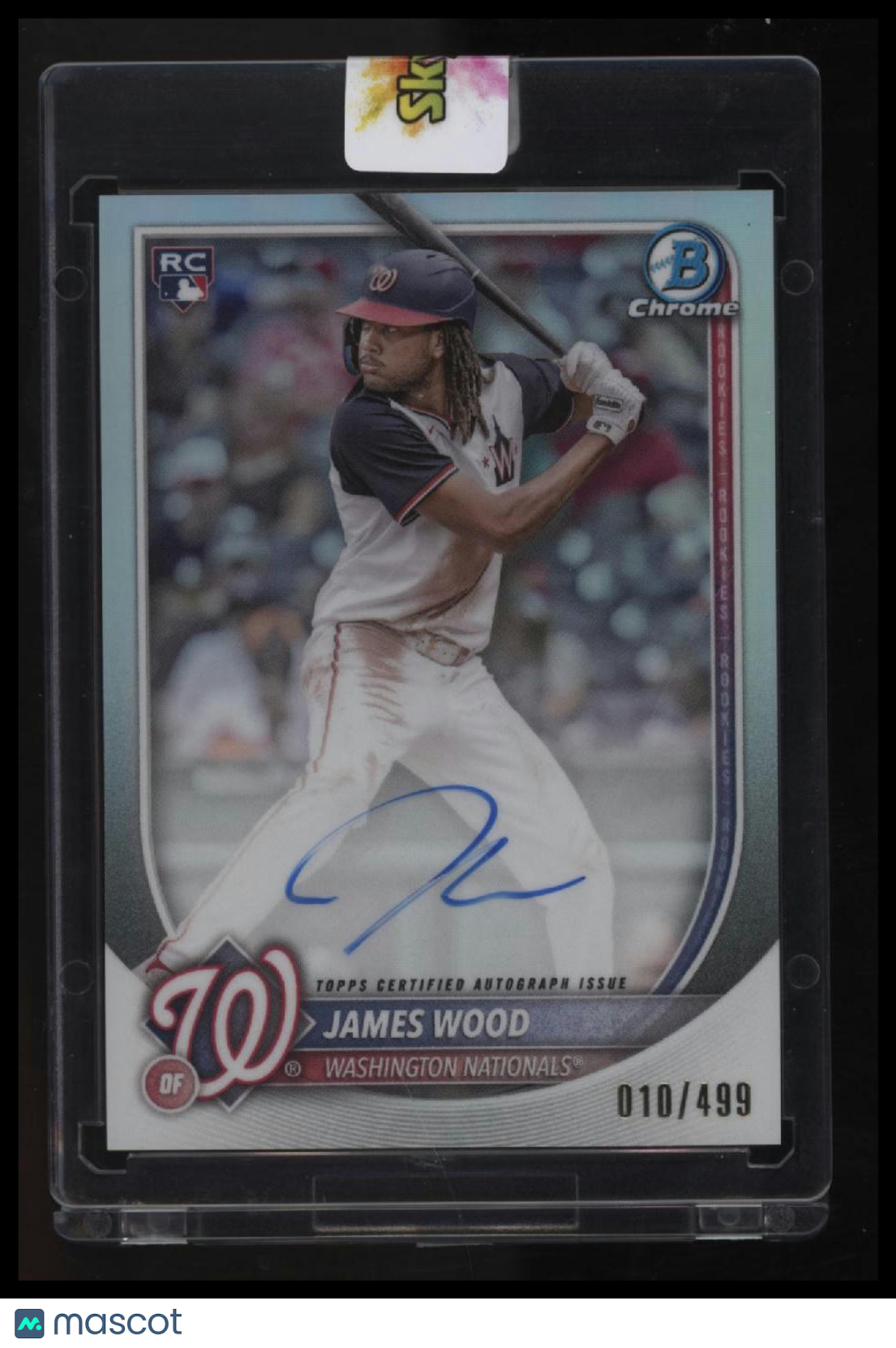 2025 Bowman James Wood Chrome Rookie Autographs Refractor #/499