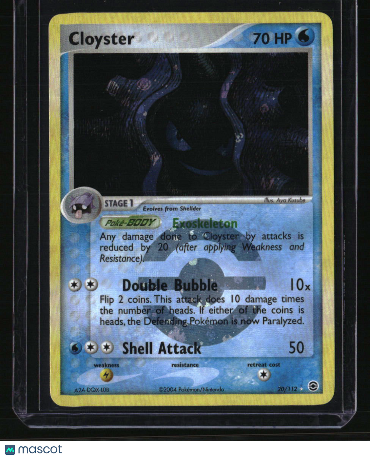 EX FireRed & LeafGreen Cloyster Reverse Holo