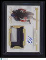 2023 Panini Flawless Collegiate Quentin Johnston Rookie Patch Auto Gold #/10
