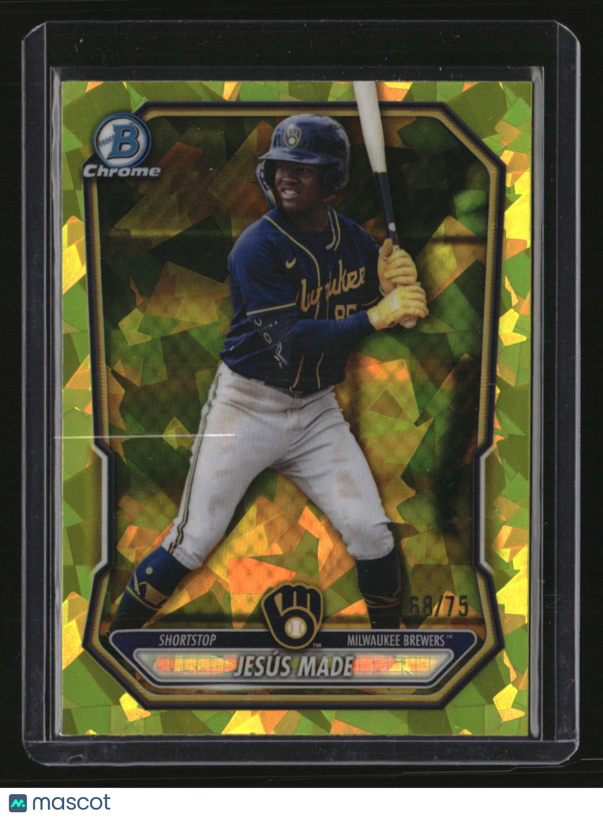 2026 Bowman Sapphire Edition Jesus Made Yellow #/75