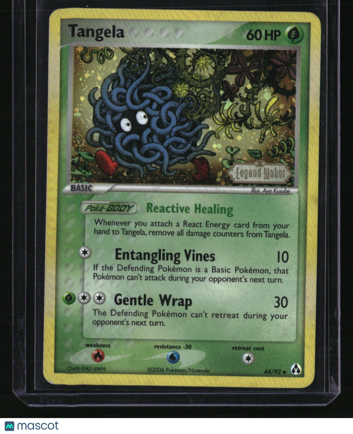Legend Maker Tangela Reverse Holo