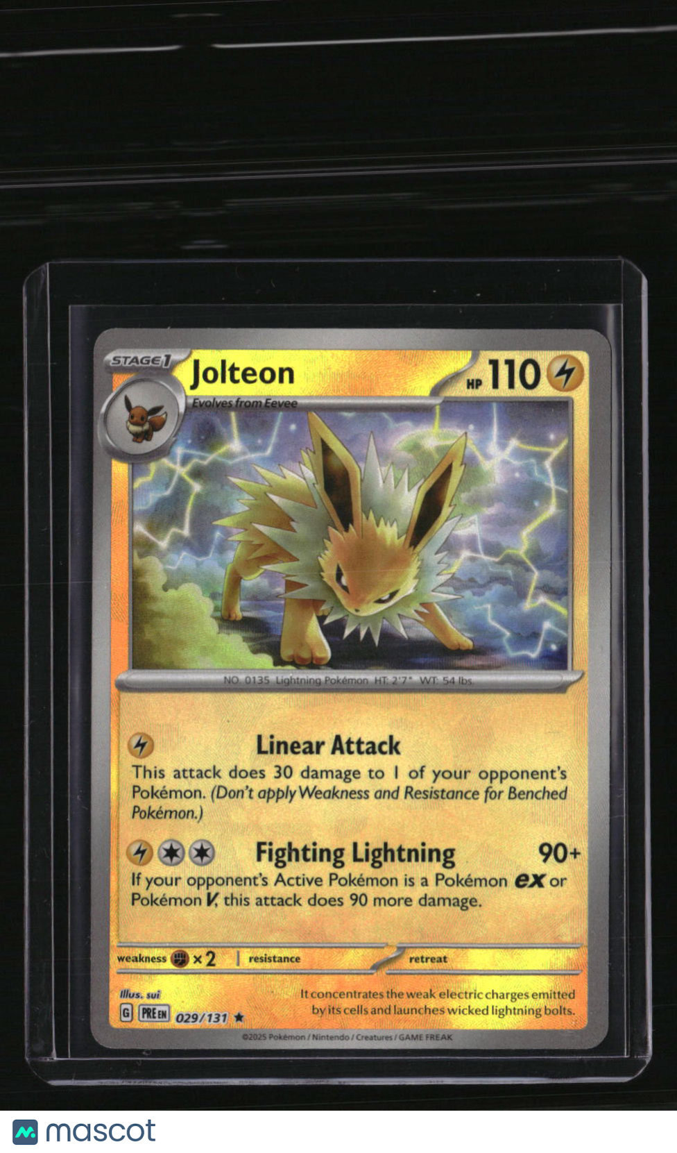 SV: Prismatic Evolutions Jolteon (Master Ball Pattern)