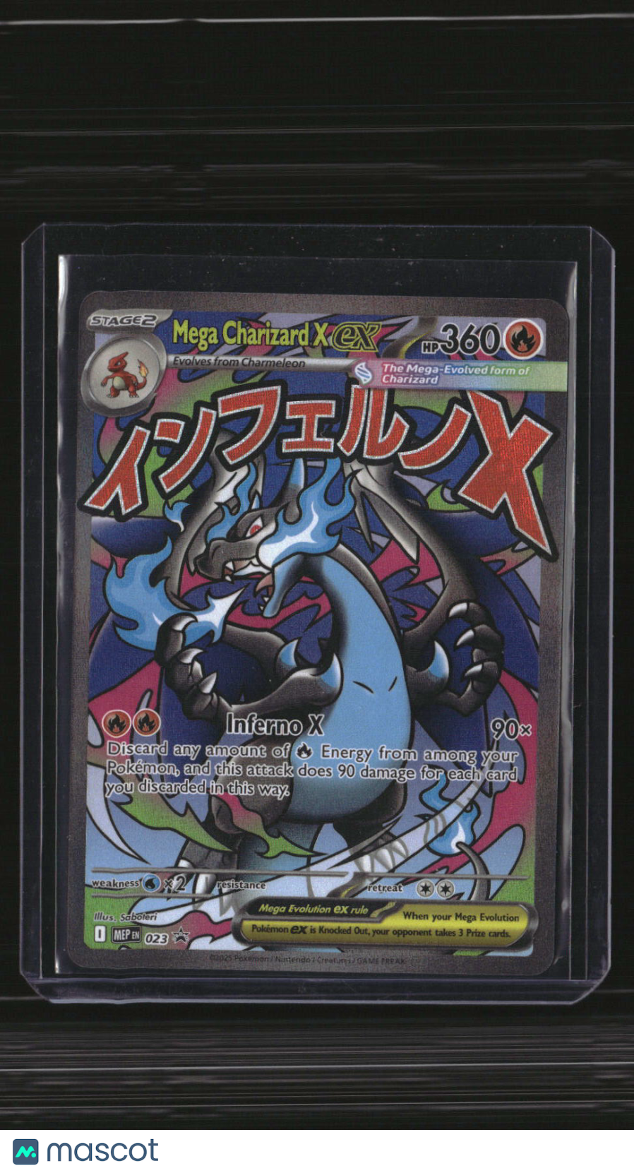 ME: Mega Evolution Promo Mega Charizard X ex
