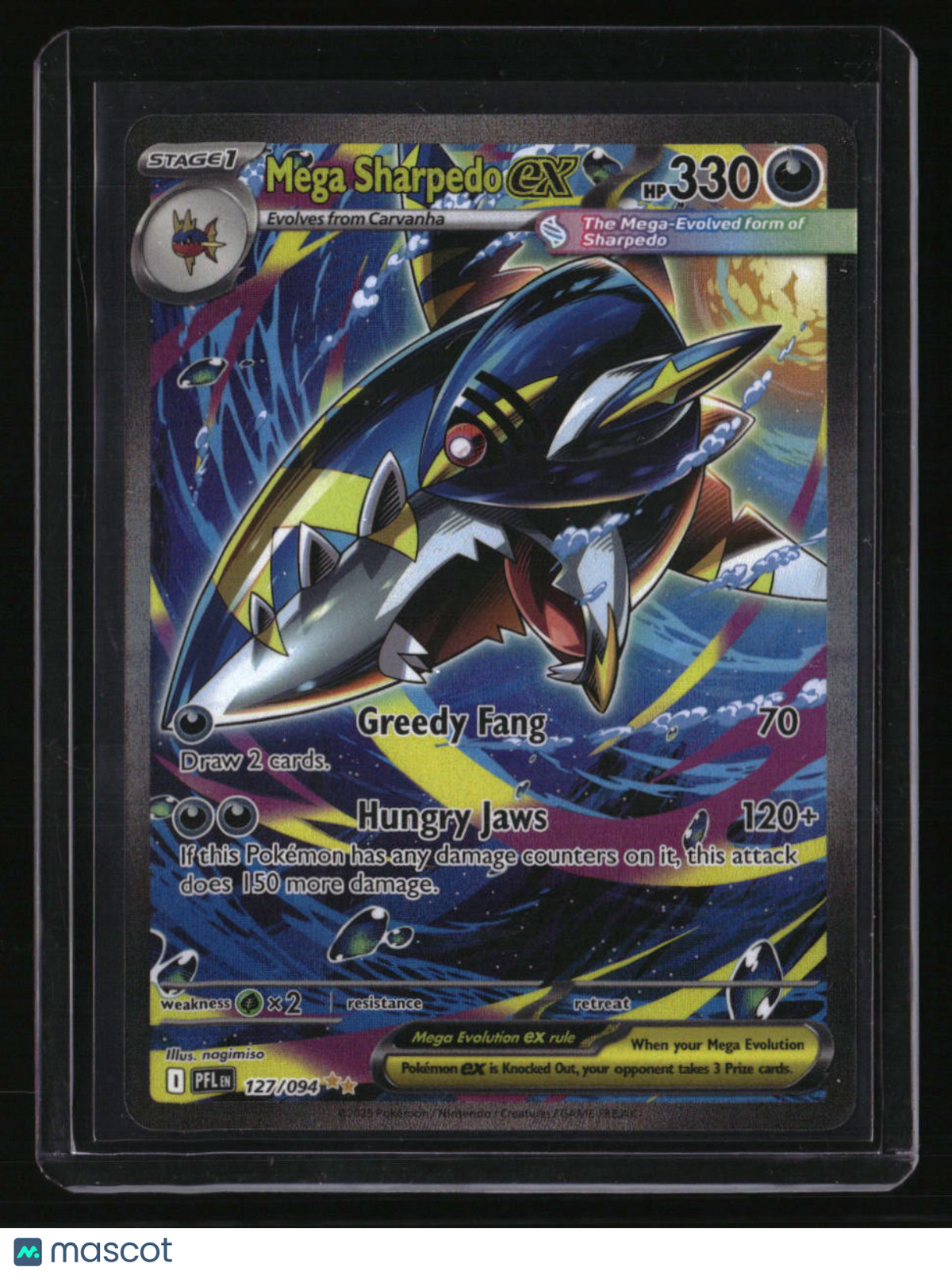 ME02: Phantasmal Flames Mega Sharpedo ex