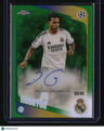 2025-26 Topps Chrome UEFA Club Competitions Rodrygo Chrome Autograph Green #/99