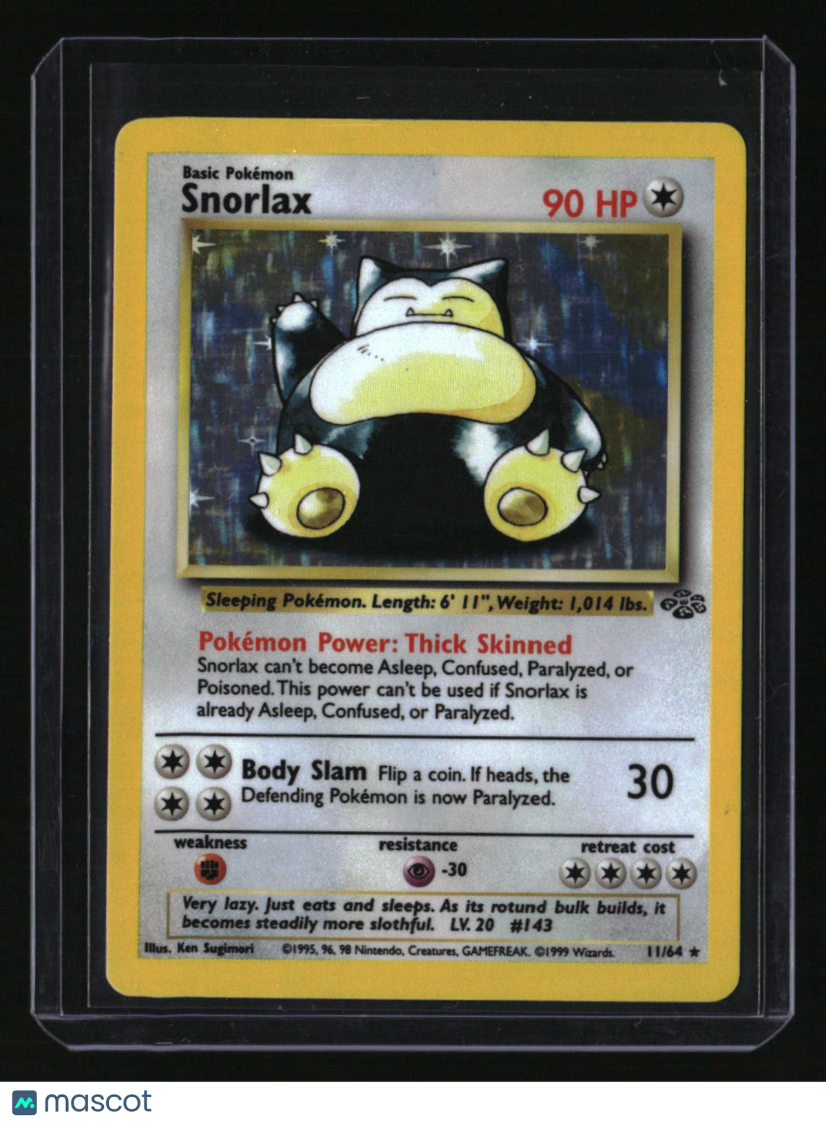 Jungle Snorlax (11) Holo LP