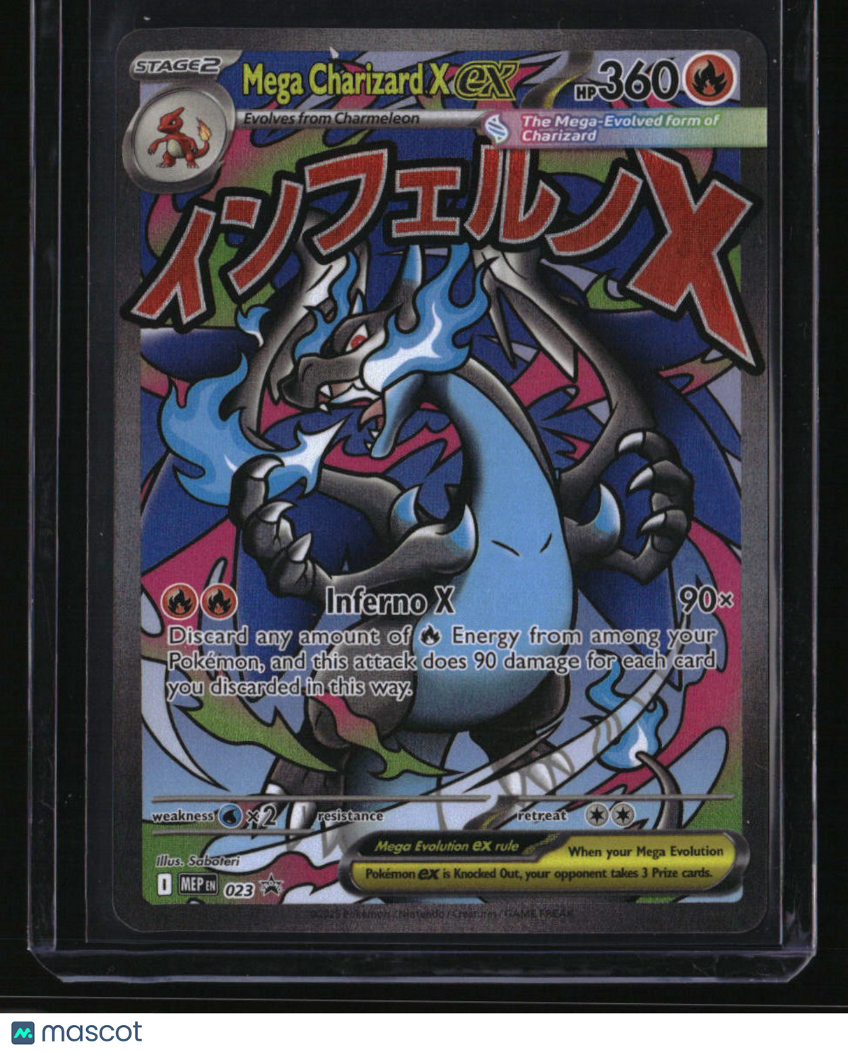 ME: Mega Evolution Promo Mega Charizard X ex