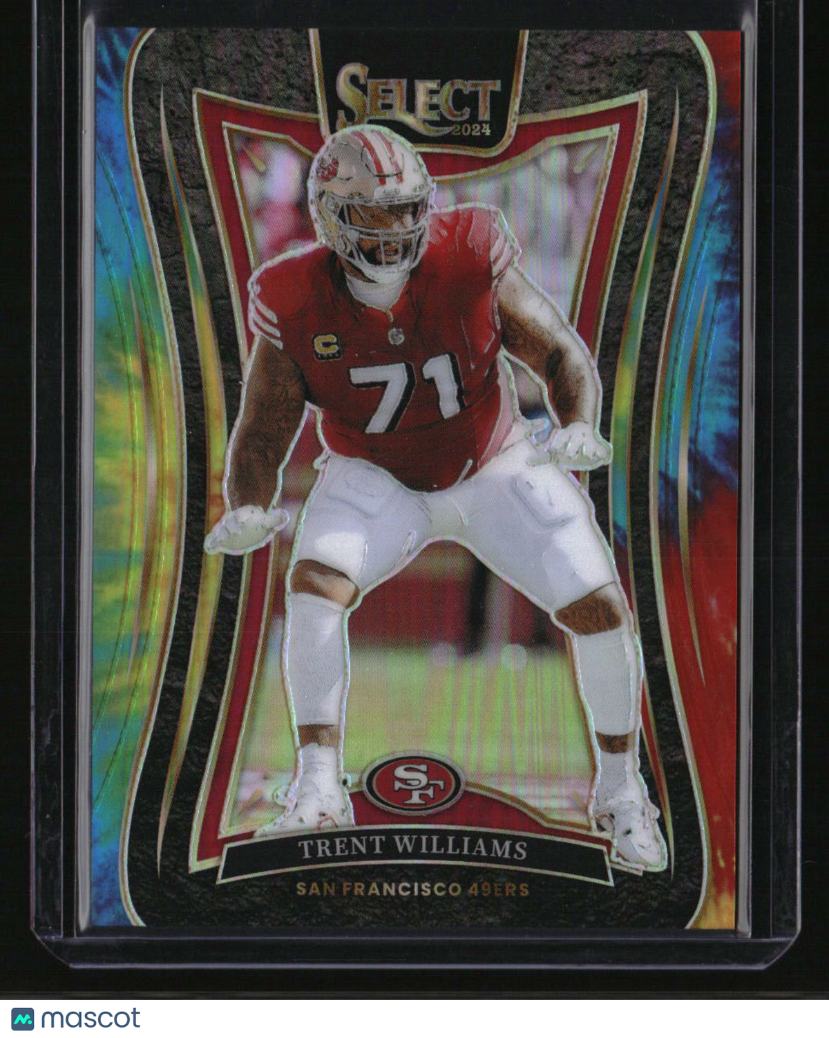 2024 Panini Select Trent Williams Tie-Dye Prizm #/25