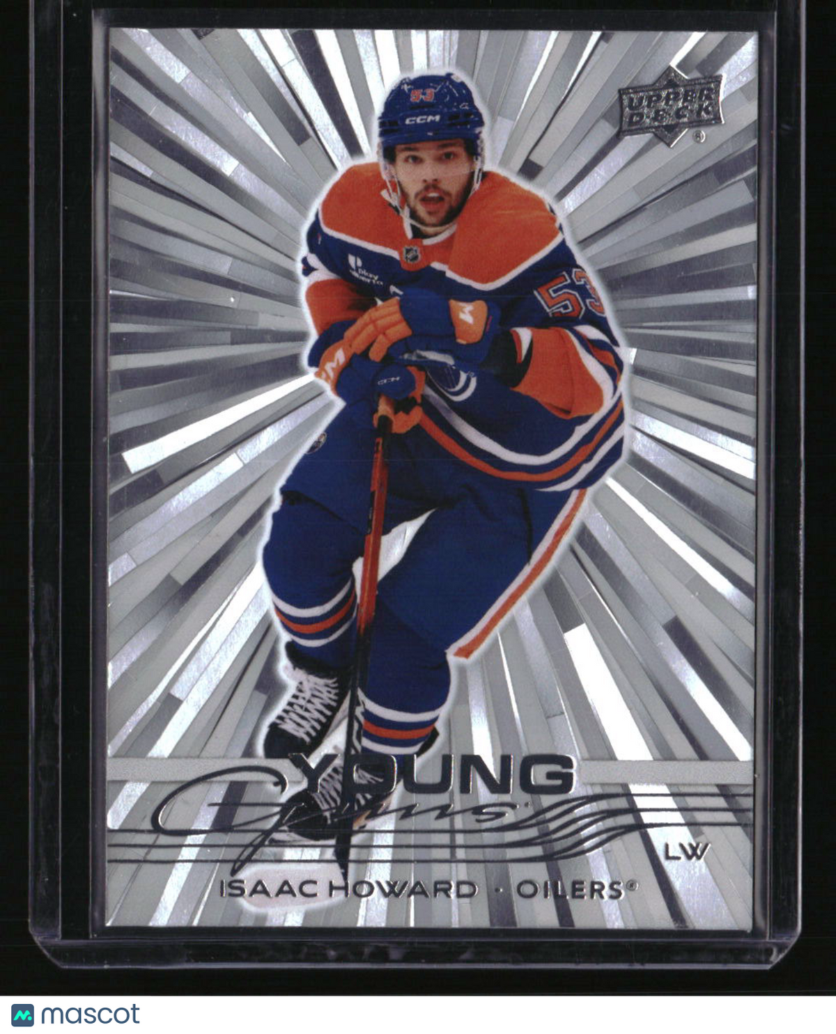 2025-26 Upper Deck Isaac Howard Outburst Silver