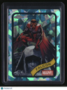 2025 Topps Chrome Sapphire Marvel Falcon #/75 Aqua