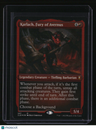 Commander Legends Battle for Baldur's Gate Karlach Fury of Avernus (Foil Etched)