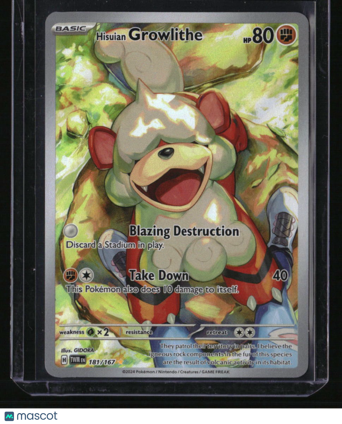 SV06: Twilight Masquerade Hisuian Growlithe