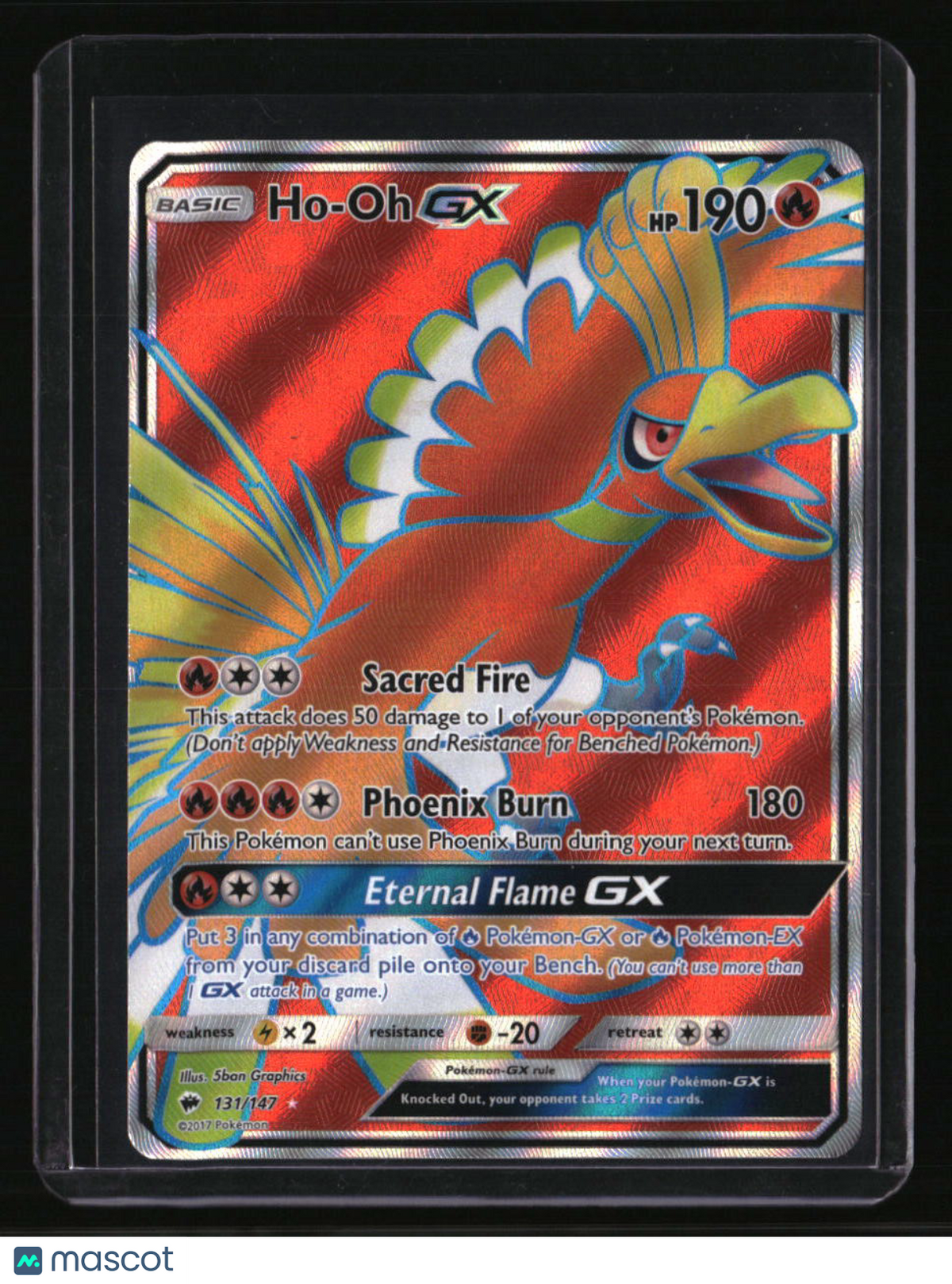 SM - Burning Shadows Ho-Oh GX (Full Art)