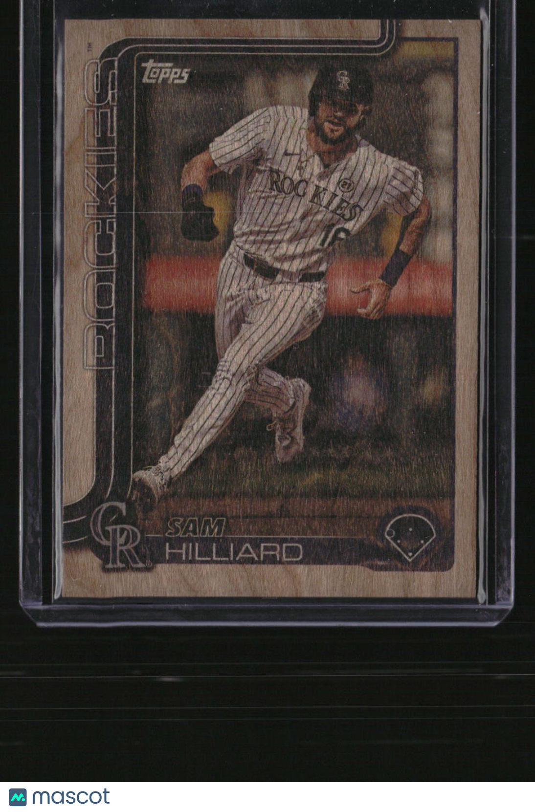 2025 Topps Sam Hilliard Wood #/25