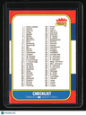 1986-87 Fleer Checklist