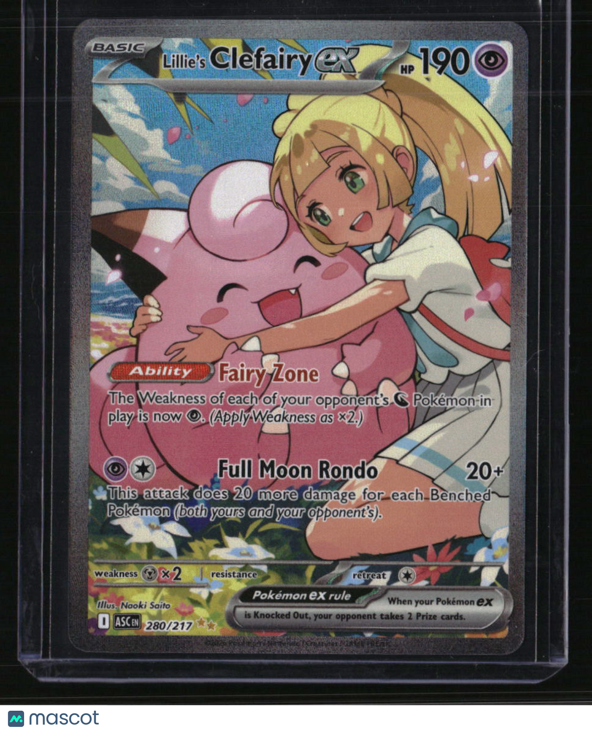 ME: Ascended Heroes Lillie's Clefairy ex