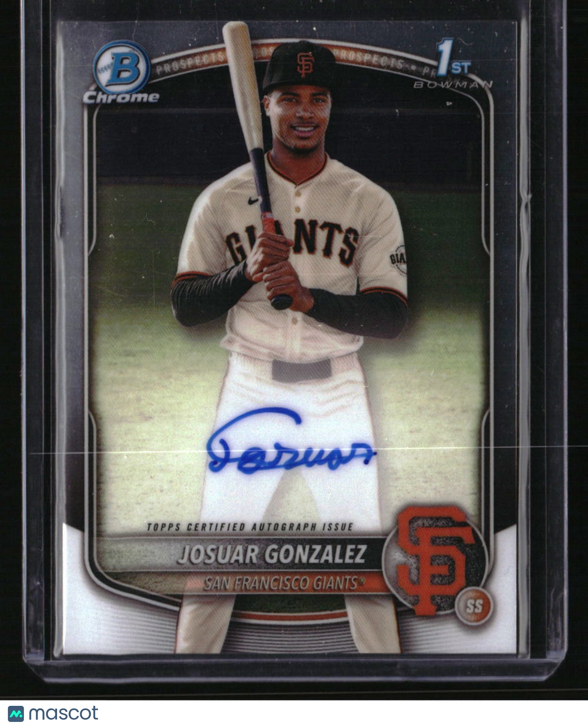 2025 Bowman Chrome Josuar Gonzalez Prospect Autographs