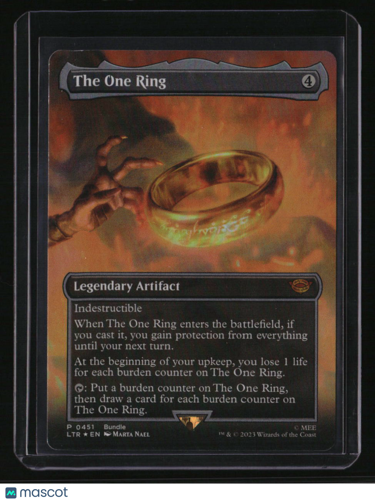 Unique and Miscellaneous Promos The One Ring (Borderless) (LTR Bundle) Foil