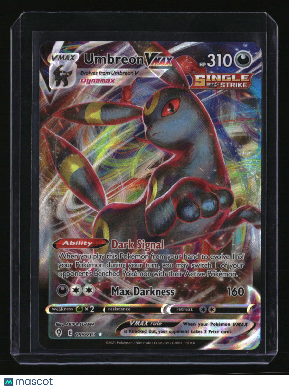 SWSH07: Evolving Skies Umbreon VMAX