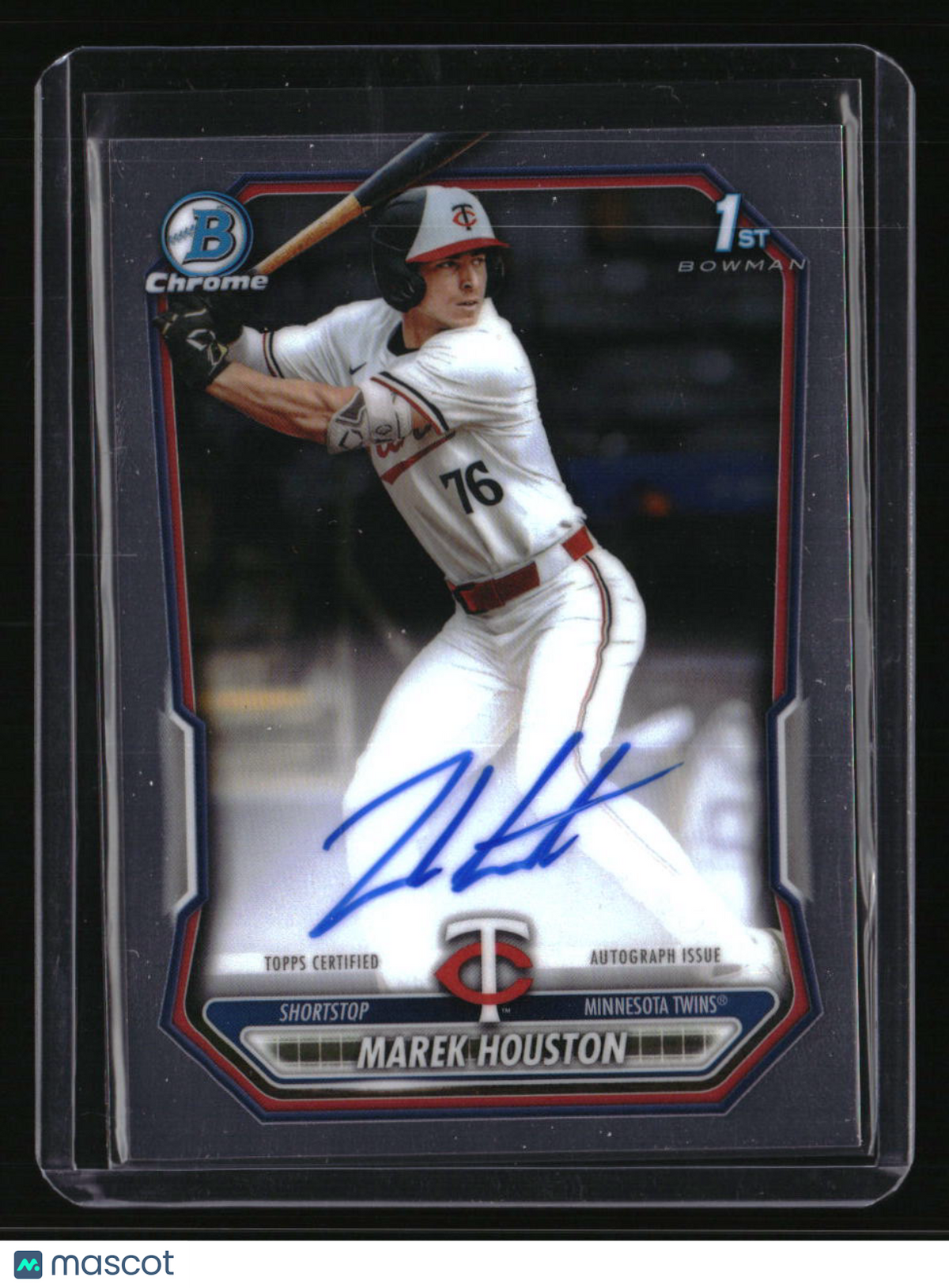 2026 Bowman Marek Houston Chrome Prospect Autographs