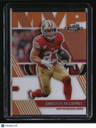 2024 Panini Contenders Optic Christian McCaffrey MVP Orange Last On Print #/50