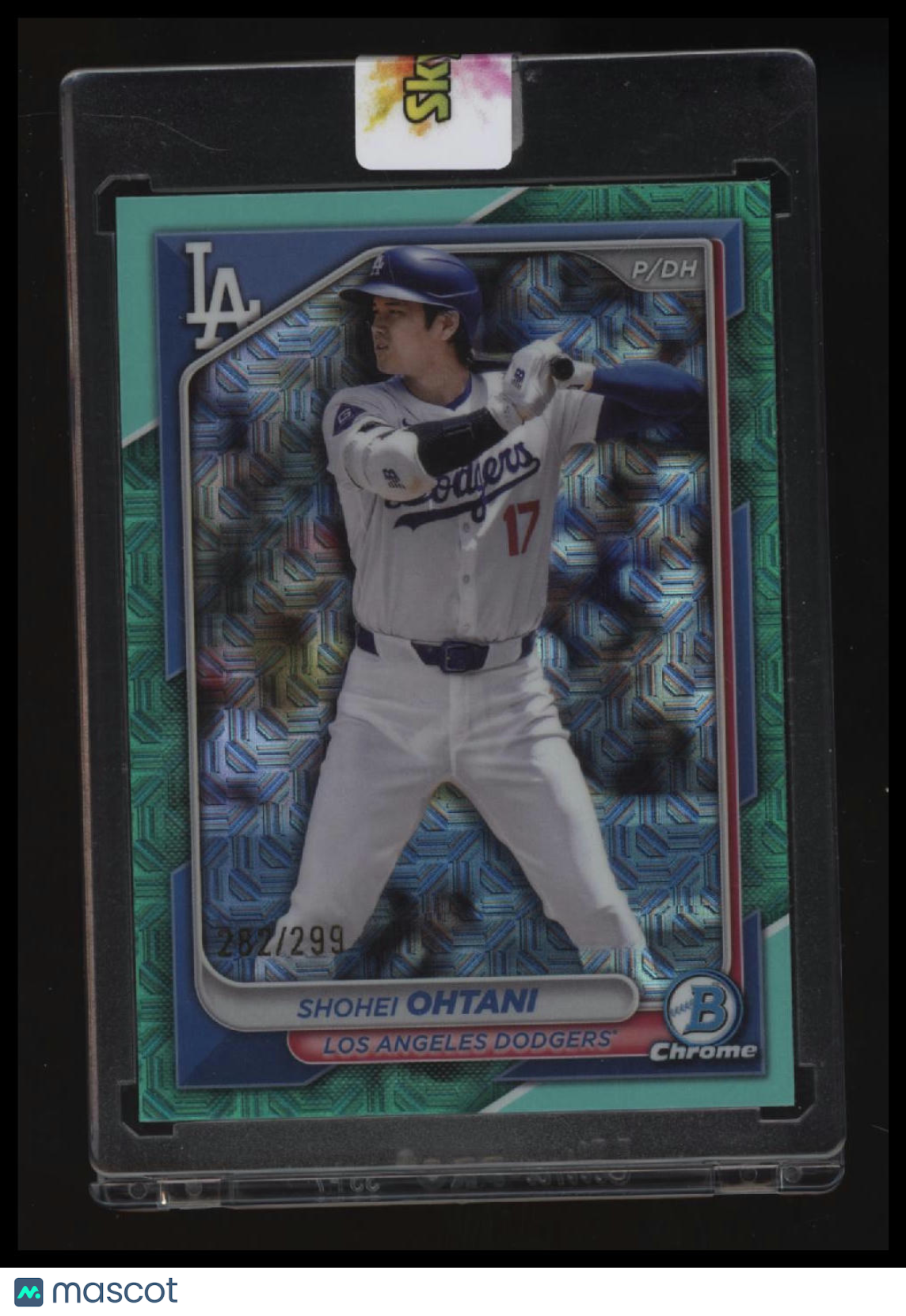 2024 Bowman Chrome Shohei Ohtani Aqua Mojo Refractors #/299
