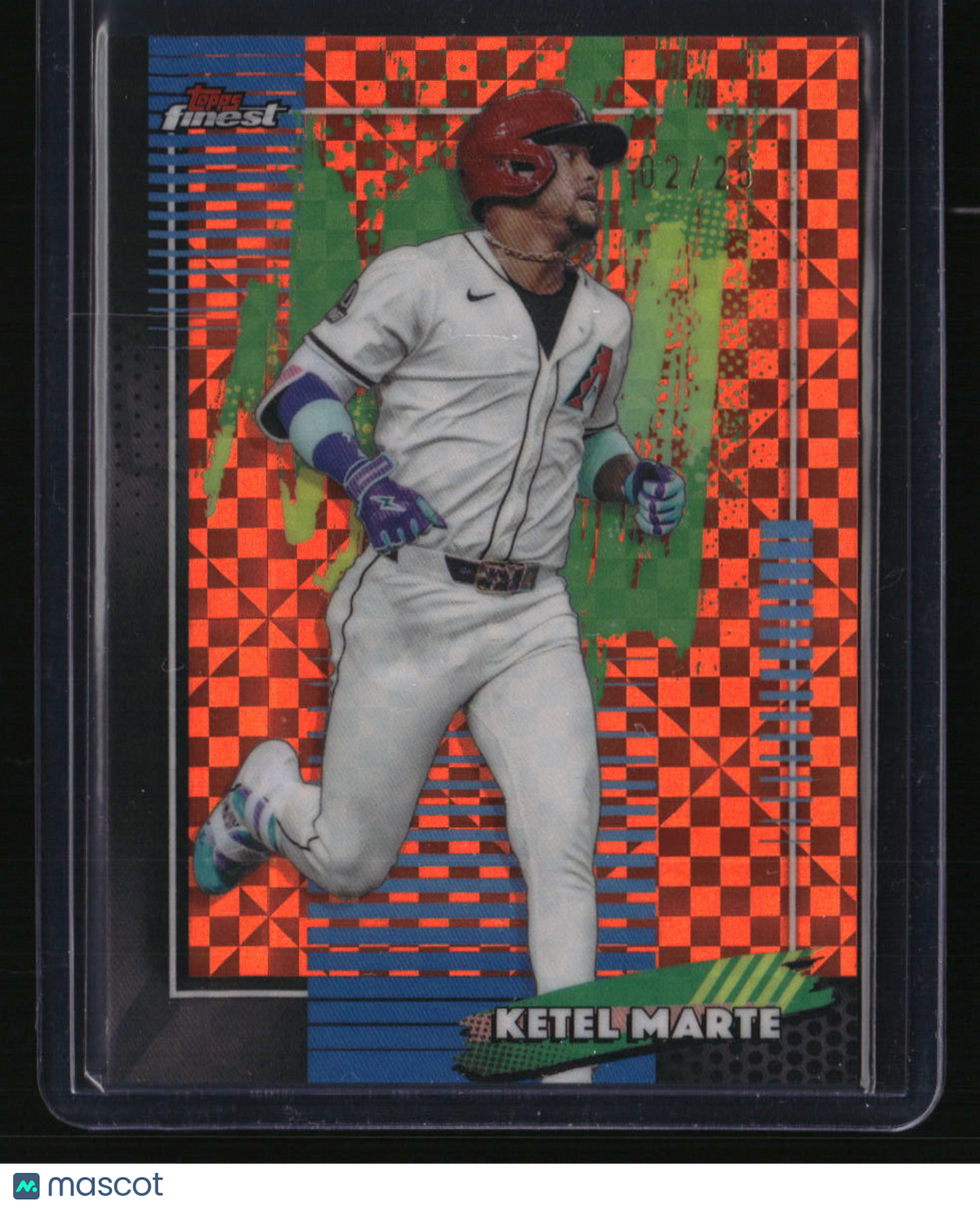 2026 Finest Ketel Marte Orange X-Fractors #/25