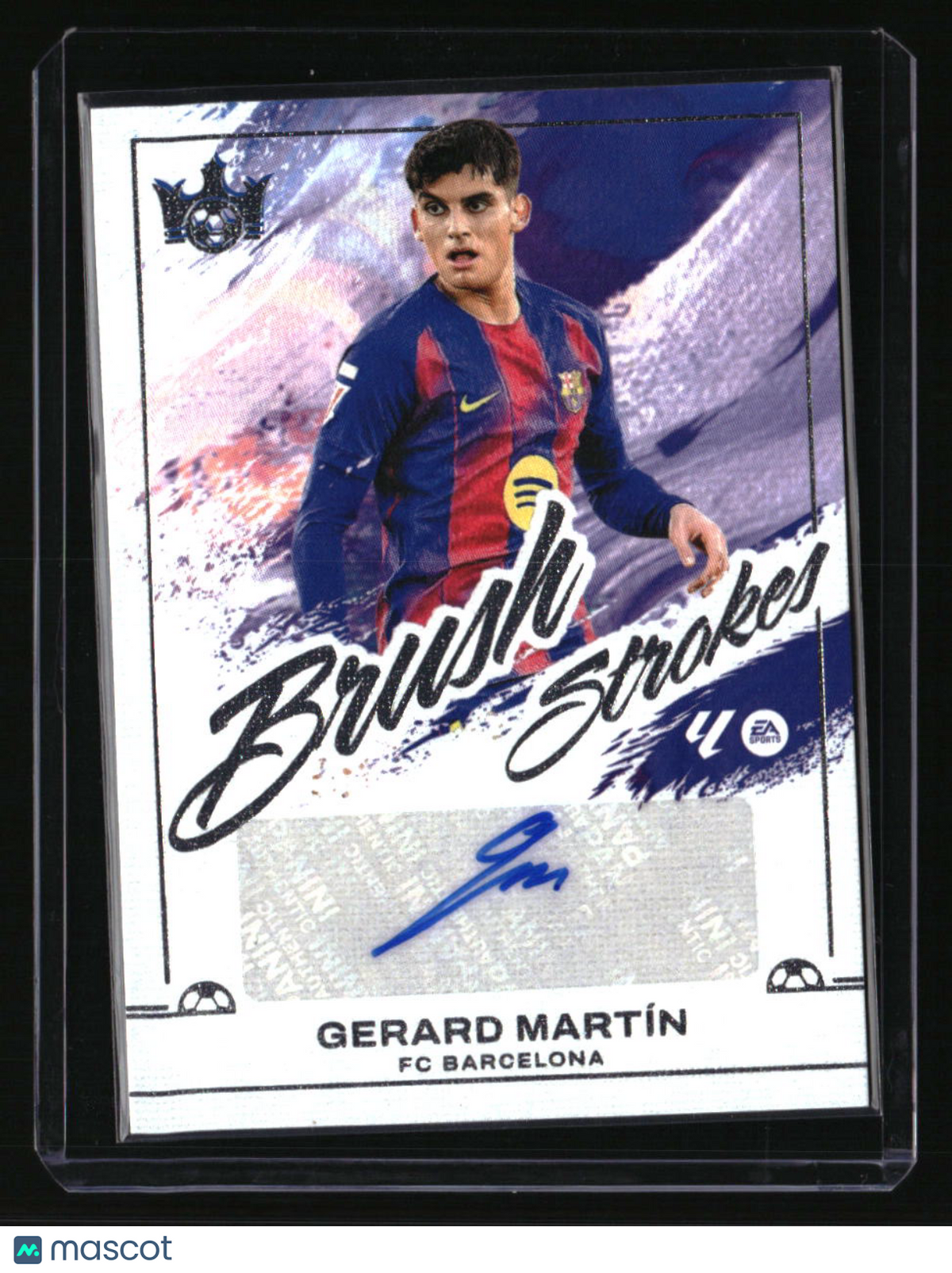 2025-26 Panini Pitch Kings Soccer Gerard Martin Brush Strokes Autograph