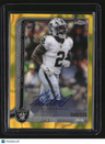 2025 Topps Chrome Ashton Jeanty Chrome Rookie Autographs Yellow Lava #/275
