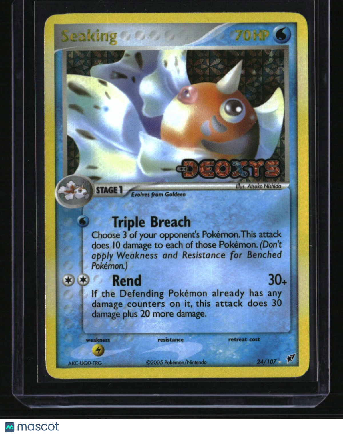 EX Deoxys Seaking Reverse Holo