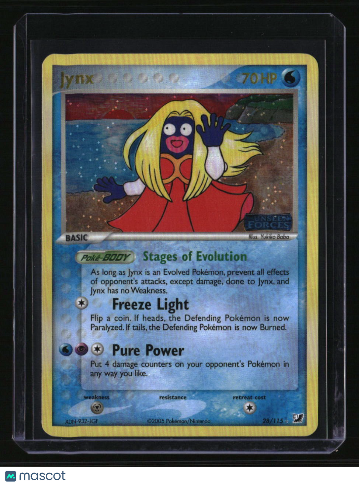 EX Unseen Forces Jynx Reverse Holo