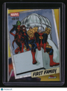 2026 Finest Fantastic Four Future Foundation First Family Gold Refractor #/50