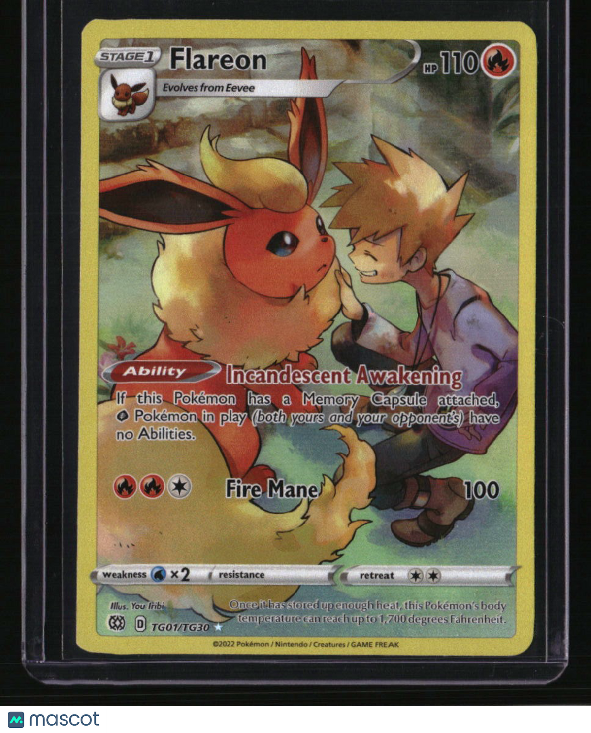 SWSH09: Brilliant Stars Trainer Gallery Flareon