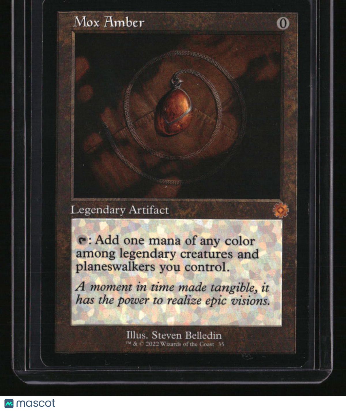The Brothers' War: Retro Frame Artifacts Mox Amber