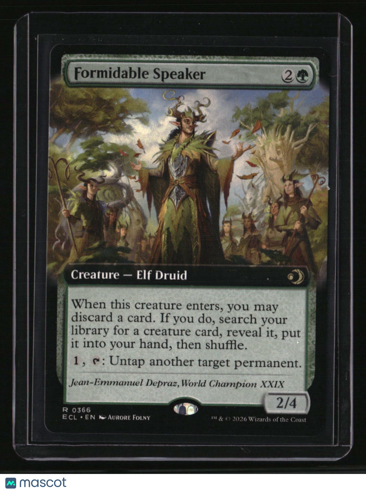 Lorwyn Eclipsed Formidable Speaker (Extended Art)