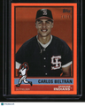 2025 Topps Pro Debut Carlos Beltrán MiLB Legends Orange Foil #/25