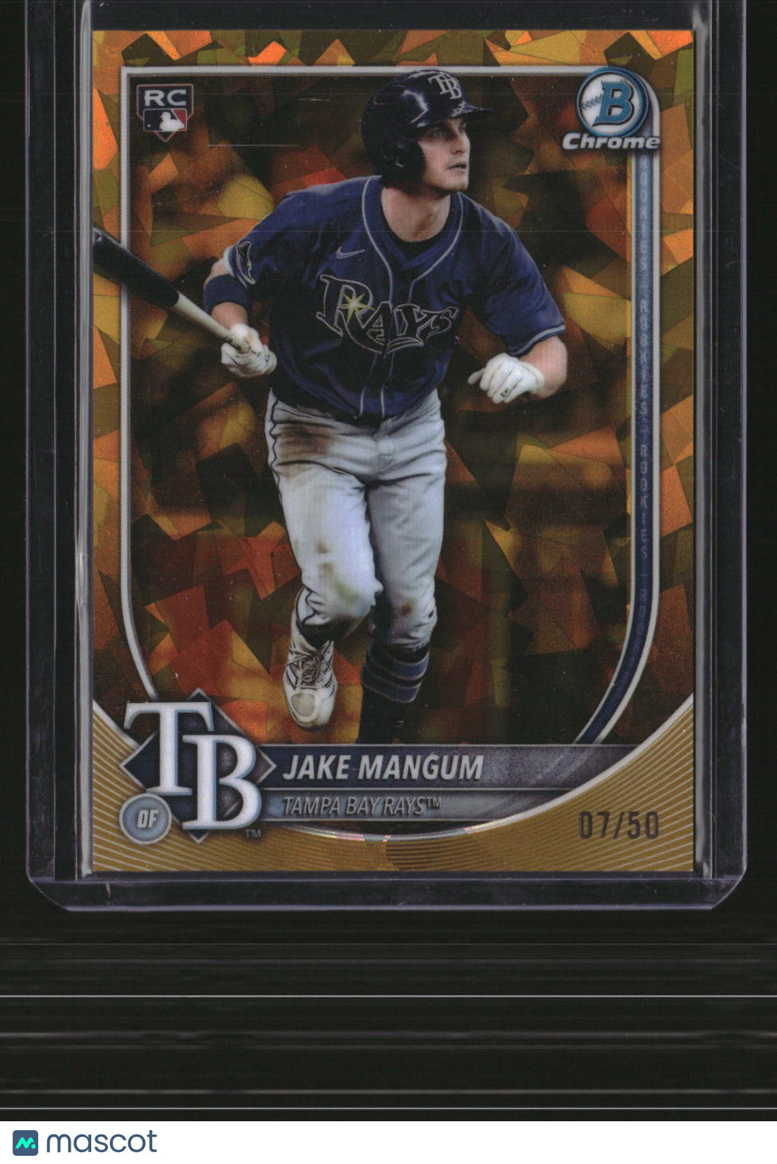 2025 Bowman Chrome Sapphire Edition Jake Mangum Gold Sapphire #/50