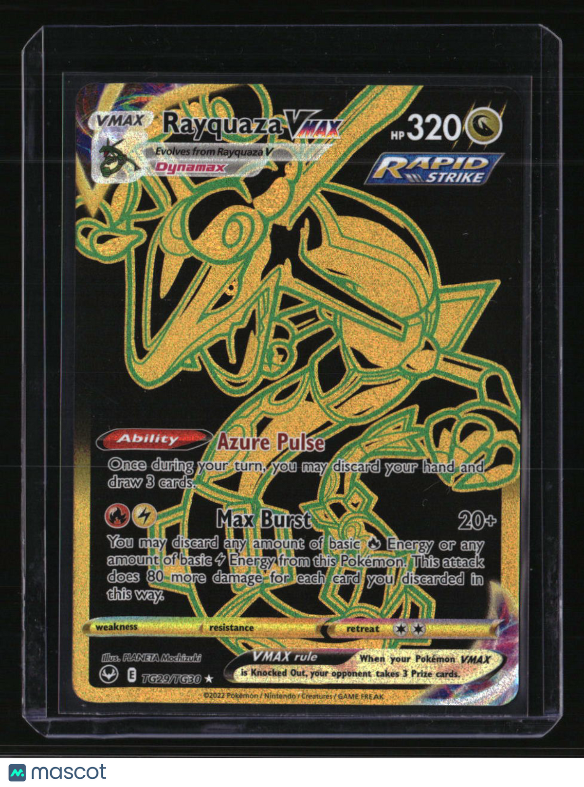 SWSH12: Silver Tempest Trainer Gallery Rayquaza VMAX (Secret)